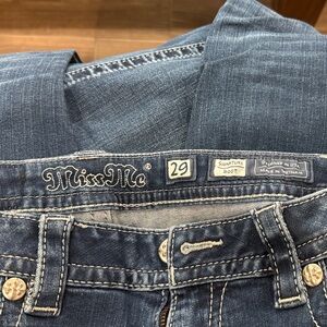 Miss Me Dark Blue Denim Jeans